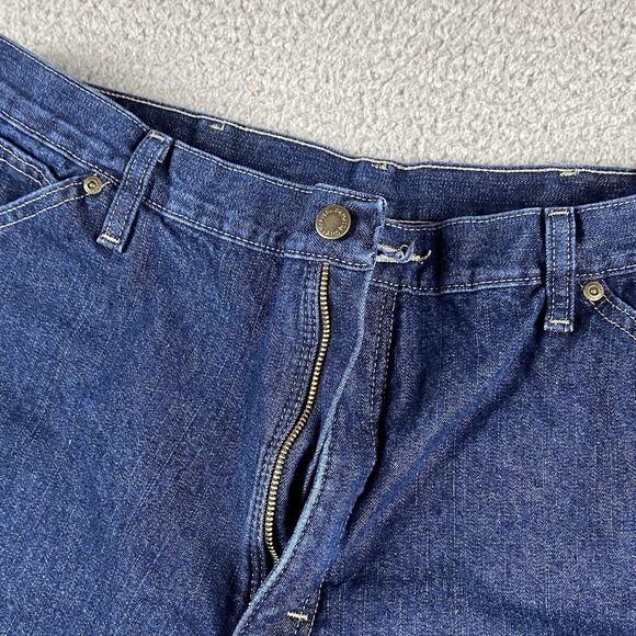 Wrangler Utility Fleece Lined Jeans Men’s 36x32 Medium Wash Workwear Rugged - Picture 5 of 12